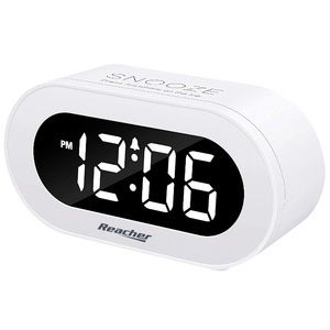 REACHER Alarm Clock Black & White